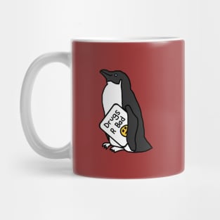 Penguin with Anti Drugs Message Mug